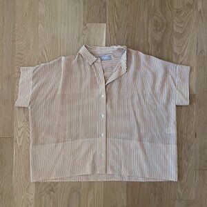 Everlane Boxy Silk Button-Up